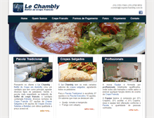 Tablet Screenshot of crepelechambly.com.br